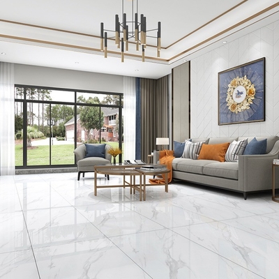 Absorption de l'eau 0,5% 60x60 cm Porcelaine dorée de Calacatte Carreaux de mur vitrés blancs