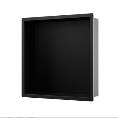 Belle conception de la douche en acier inoxydable mat noir pour la salle de bain carreaux insert