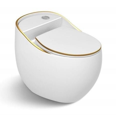Conception moderne Couleur verte Toilette en une pièce pour salle de bains Toilette sanitaire en céramique
