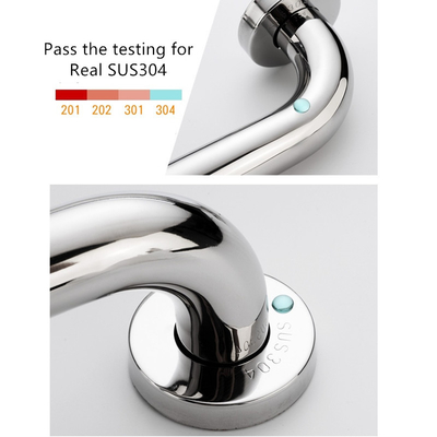 25X300mm surface de chrome finition salle de bain toilette support barre de saisie pour la sécurité des personnes âgées