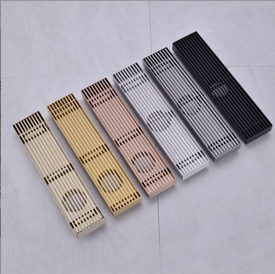 Drain de plancher de Taizhou carré avec 68x300mm de diamètre extérieur et filtrage en acier inoxydable