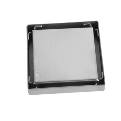 Drain de plancher en acier inoxydable de 6 pouces pour une douche invisible