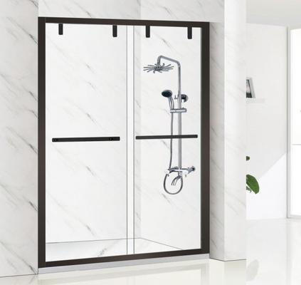 Transformez votre salle de bains avec une douche en verre trempé en noir mat