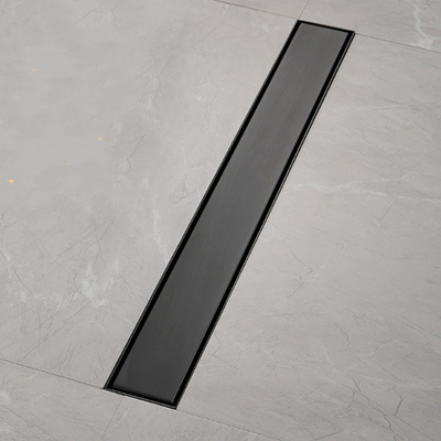 Couverture de drainage de sol noir en acier inoxydable 304 pour les inserts de tuiles linéaires intelligentes