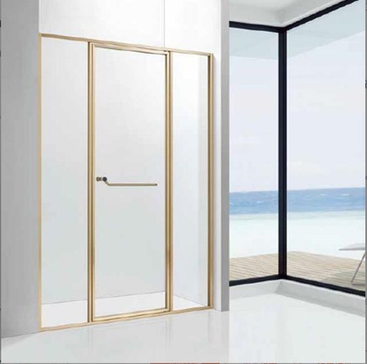 Chambre de douche en acier inoxydable, porte coulissante en verre trempé
