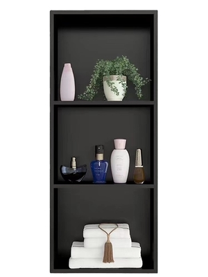 Hôtel Surface brossée en métal noir Niche mural pour salle de douche 12 &quot; x 24