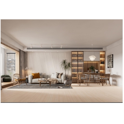Vue en bois Porcelaine finie Lamelle de pierre sintrée 1200*2400 pour les carreaux de sol et de mur