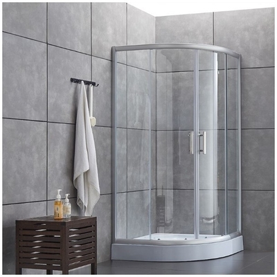 Épaisseur de verre de 8 mm Multifonctionnelle Adaptation du matériel Porte pivotante Porte imperméable Salle de douche Porte
