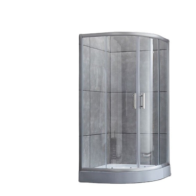 Porte coulissante en verre sans cadre pour salle de douche multifonctionnelle