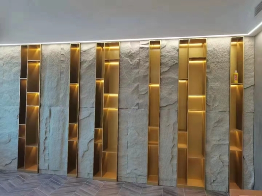 304 salle de bains en acier inoxydable Niche de douche murale avec lumières pour rénovation de salle de bains d'hôtel