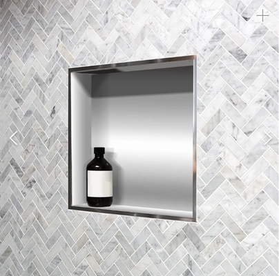 Douche de salle de bain moderne Niche douche murale imperméable pour rénovation de salle de bain