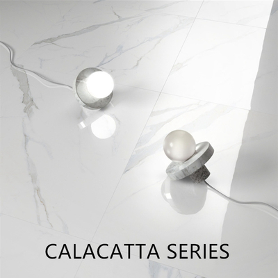 Absorption de l'eau 0,5% 60x60 cm Porcelaine dorée de Calacatte Carreaux de mur vitrés blancs