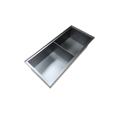Plateau de douche imperméable avec étagère double et lumière LED Style de design moderne 12x20