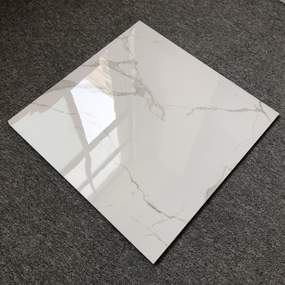 Hôtel Villa Carreaux de tuiles de marbre Sol 60x60 pour le mur de fond blanc dans le salon