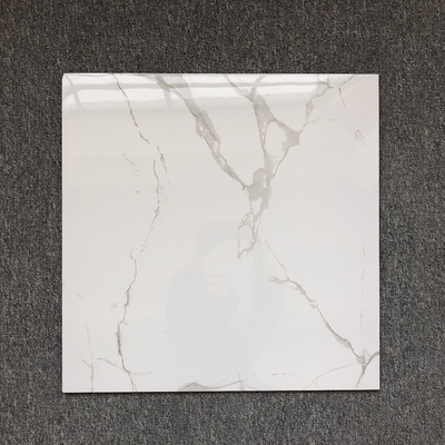 Hôtel Villa Carreaux de tuiles de marbre Sol 60x60 pour le mur de fond blanc dans le salon