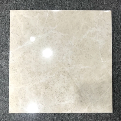Prix abordable Finition brillante 600*600mm Carreaux de sol en porcelaine pour la texture de pierre du salon