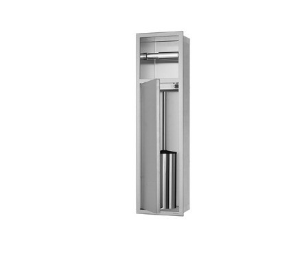 Niche de toilette en acier inoxydable brossé pour papier toilette imperméable à l'eau et résistant à la rouille