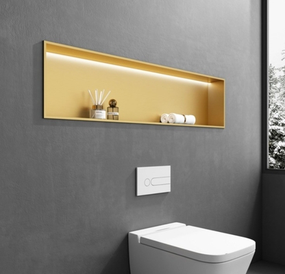 Niche de douche en acier inoxydable étanche avec un design moderne léger 12 x 36 avis