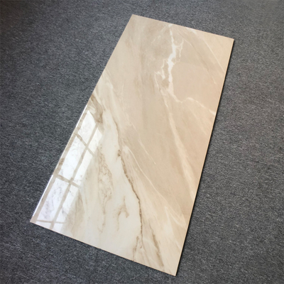 600x1200 Carreaux de sol en céramique brillante pour la rénovation de cuisine et de salon moderne