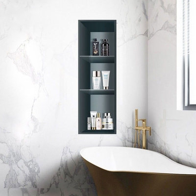 Design moderne en acier inoxydable étagère de douche 12x12 12x20 12x24 pour le savon et le shampooing