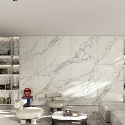 1200x2400 Carreaux de salle de bain et de salon polissés en poudre avec un design sur mesure