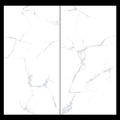 Porcelaine en marbre de Calacatta blanc pur 24 x 48 carreaux de plancher de qualité AAA Grises Famille de couleurs