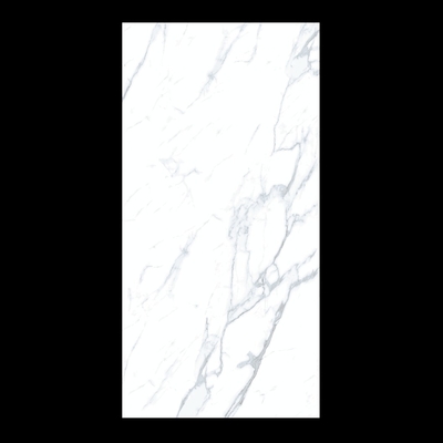 Porcelaine en marbre de Calacatta blanc pur 24 x 48 carreaux de plancher de qualité AAA Grises Famille de couleurs