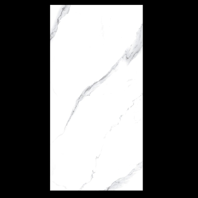 Porcelaine en marbre de Calacatta blanc pur 24 x 48 carreaux de plancher de qualité AAA Grises Famille de couleurs