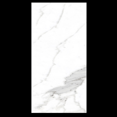 Porcelaine en marbre de Calacatta blanc pur 24 x 48 carreaux de plancher de qualité AAA Grises Famille de couleurs