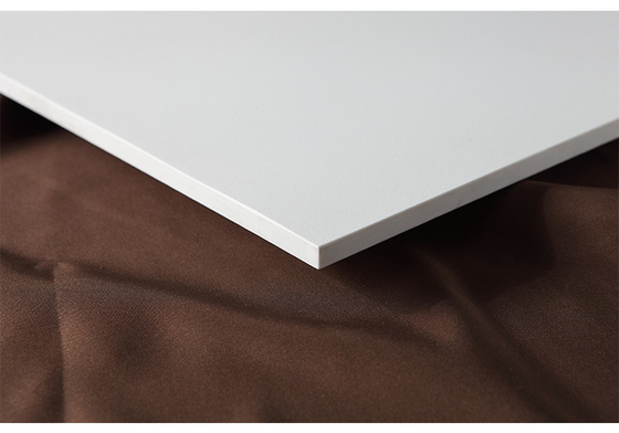 GradeAAA Carreaux de sol en céramique blanche homogène 600x600 10 mm d'épaisseur avec surface rugueuse