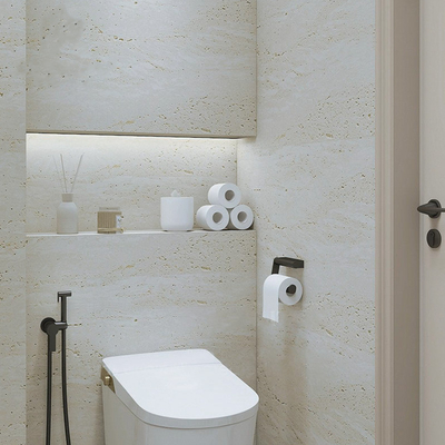 Carreaux de porcelaine crème de 60x60 de qualité AAA Carreaux de travertin poli pour applications intérieures