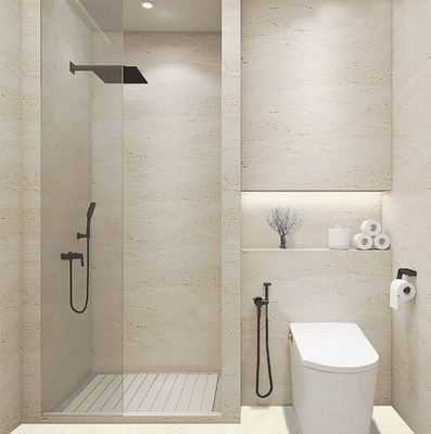 Carreaux de porcelaine crème de 60x60 de qualité AAA Carreaux de travertin poli pour applications intérieures
