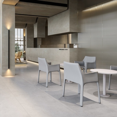 Carreaux de pavé beige 24*24 Travertine Porcelainato pour espaces intérieurs et extérieurs durables