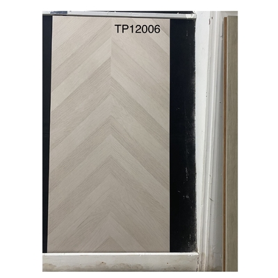 Fonction de brique de feu Finition en bois blanc mat Carreaux de porcelaine Carreaux de pierre pour les murs et le sol